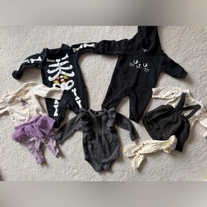 Halloween Baby Girl Bundle - Carter's and Cat & Jack newborn